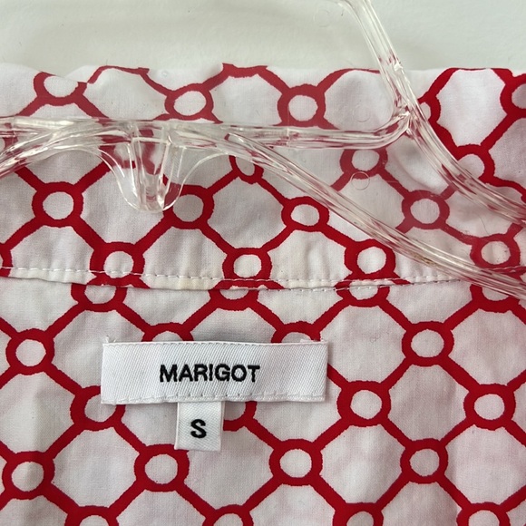 Marigot Night Shirt Rose Snowflake Size S - Picture 5 of 12